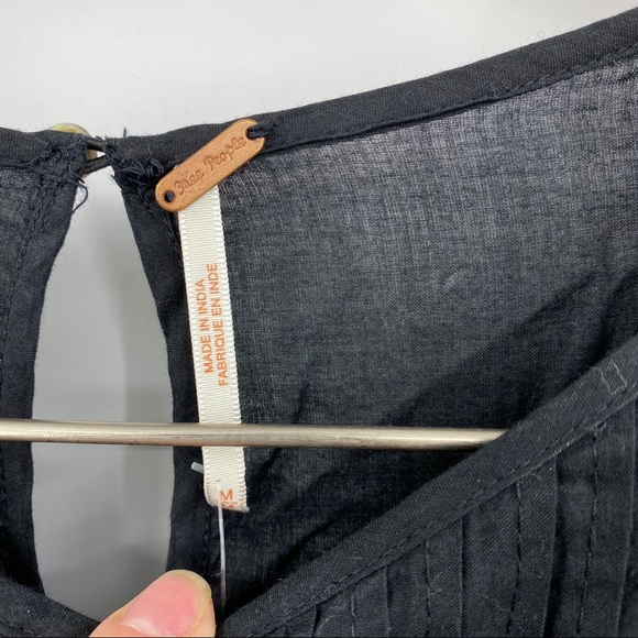 Free People Pavlo embroidered babydoll dress blk - Picture 6 of 13